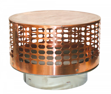 Copper 6" AIR INSULATED CHIMNEY CAP